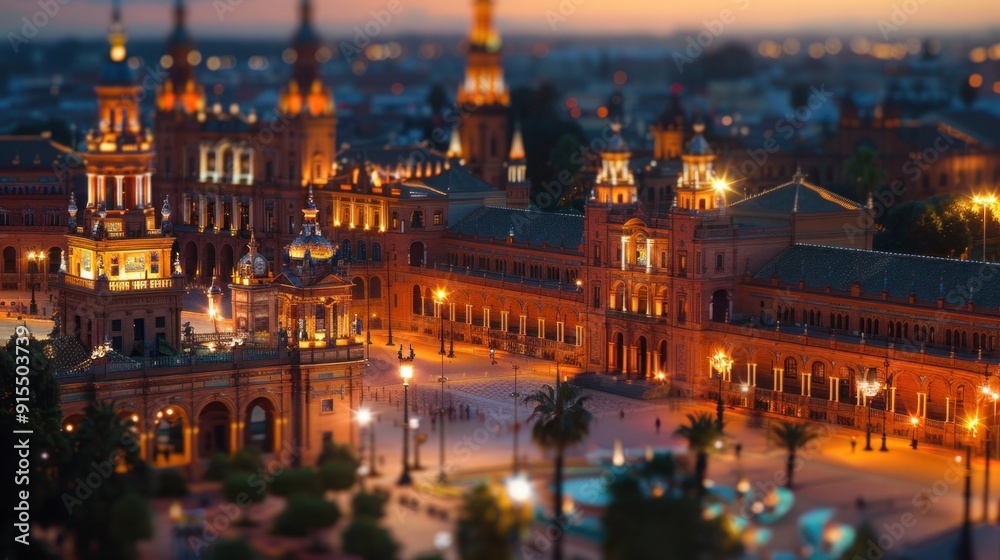 Fototapeta premium The Plaza de EspaÃ±a