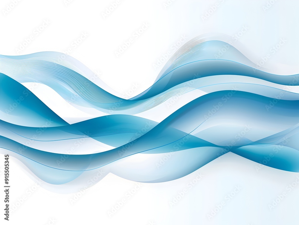 Abstract blue wave background vector presentation design illustration white space background - Abstract blue wave background vector presentation design illustration white space background -