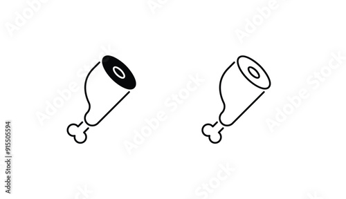 Gammon icon design with white background stock illustration