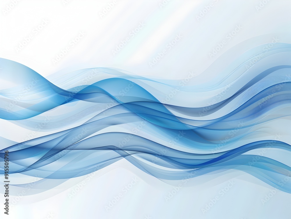 Abstract blue wave background vector presentation design illustration white space background - Abstract blue wave background vector presentation design illustration white space background -