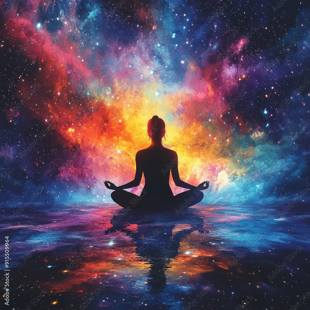 Cosmic Meditation Journey into Vibrant Galaxy Universe Cosmic Meditation Journey into Vibrant Galaxy Universe