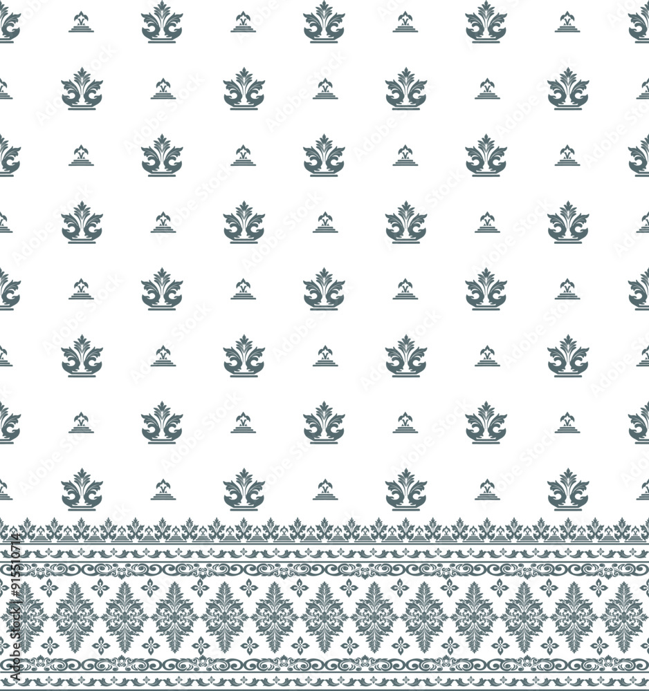 Native ethnic geometric pattern samless Grey, navy blue and white on a light gray background. Native American fabric, tiles, rugs, shirts Native ethnic geometric pattern samless Grey, navy blue and white on a light gray background. Native American fabric, tiles, rugs, shirts
