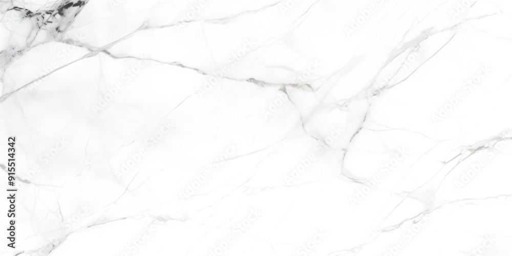 Obraz premium High-quality white marble pattern with delicate grey veins, suitable for countertops, flooring, and wall cladding in upscale interiors