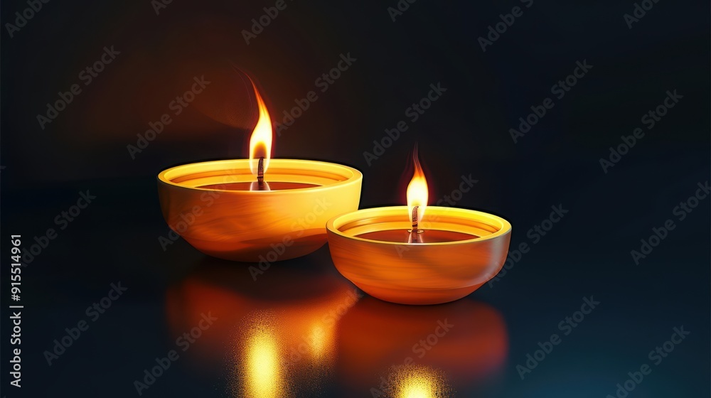 Indian festival diwali , candle on dark background. Diwali. Ultra realistic. Photorealistic Indian festival diwali , candle on dark background. Diwali. Ultra realistic. Photorealistic