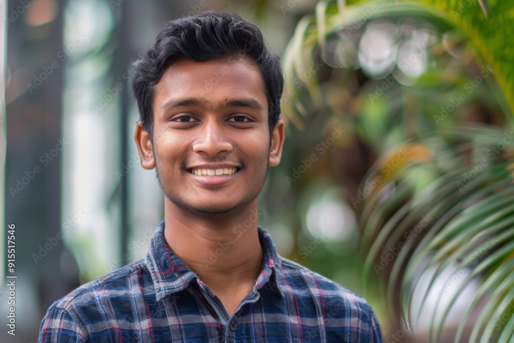 Portrait of a young male software engineer Portrait of a young male software engineer