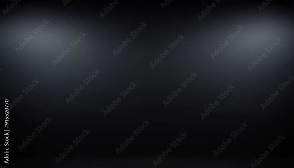 Empty black studio room, used as background for display your products 34