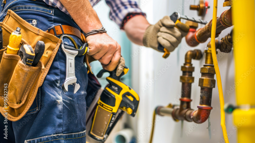 Plumber repairing a bathroom sink, professional service concept. Cheerful repairman. plumber at work in a bathroom, plumbing repair service, assemble and install, Close up, faceless Plumber repairing a bathroom sink, professional service concept. Cheerful repairman. plumber at work in a bathroom, plumbing repair service, assemble and install, Close up, faceless