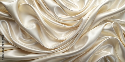 Smooth and luxurious ivory silk cloth texture with elegant pattern , elegant, luxurious, silk, fabric, white, smooth