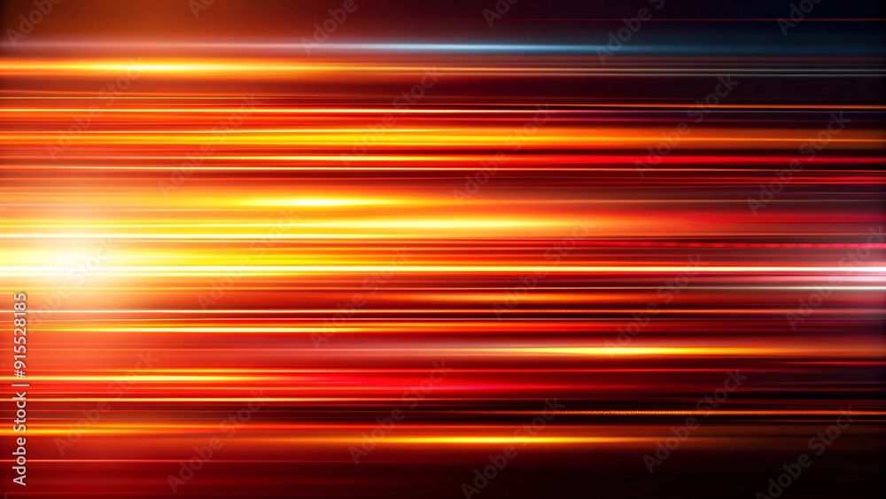 Horizontal streaks of light in warm tones of red, orange, and yellow move across a dark background. The light trails are dynamic, creating a sense of speed and motion. Horizontal streaks of light in warm tones of red, orange, and yellow move across a dark background. The light trails are dynamic, creating a sense of speed and motion.
