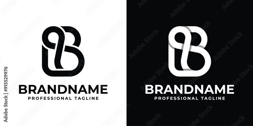 Letter B Infinity Logo, suitable for any business with B initial Letter B Infinity Logo, suitable for any business with B initial