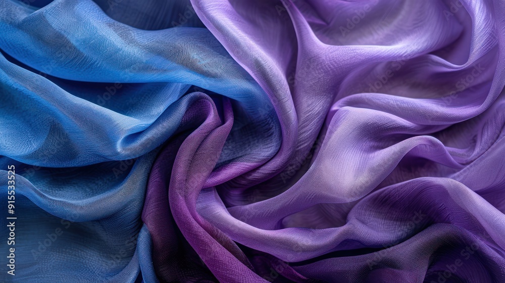 Obraz premium Abstract Purple and Blue Fabric Texture.