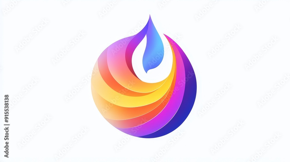 Imagine a logo that dynamically changes colors against a white background, featuring smooth gradients and innovative design. Imagine a logo that dynamically changes colors against a white background, featuring smooth gradients and innovative design.