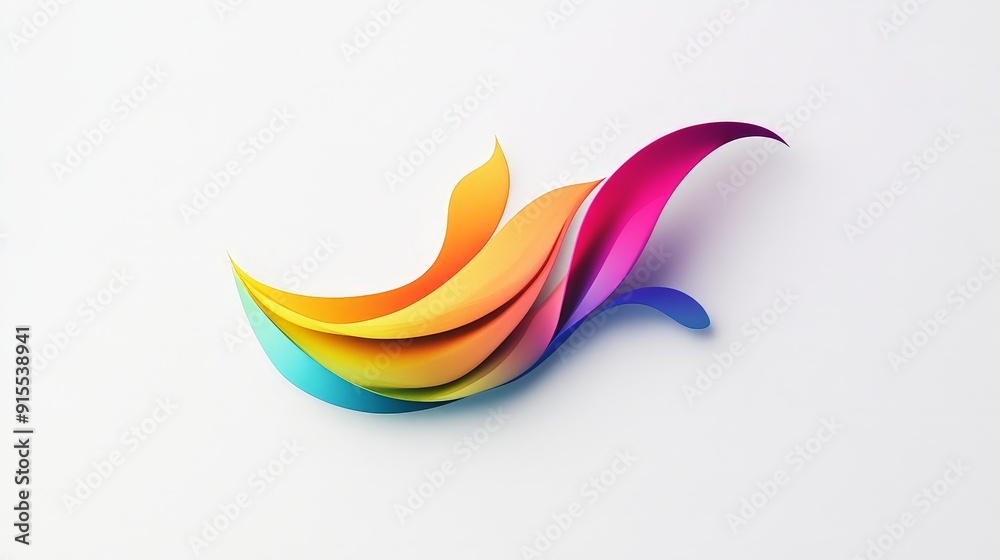 Imagine a logo that smoothly changes colors on a clean white canvas, highlighting innovative design and contemporary style Imagine a logo that smoothly changes colors on a clean white canvas, highlighting innovative design and contemporary style
