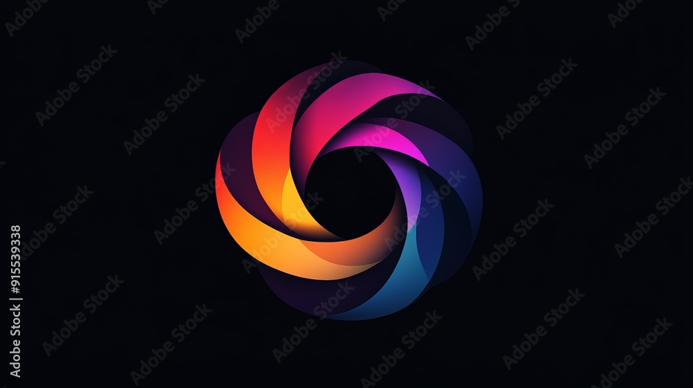 Imagine a logo that transitions colors beautifully on a black canvas. Blend modern design features with smooth gradients to create a striking effect. Imagine a logo that transitions colors beautifully on a black canvas. Blend modern design features with smooth gradients to create a striking effect.