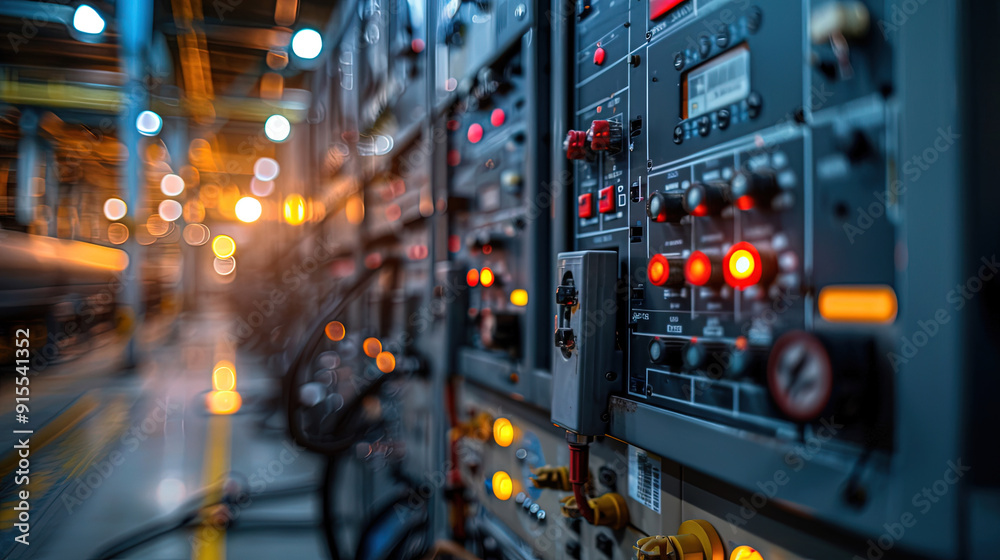 Electric control panel enclosure for power and distribution electricity. Uninterrupted, electrical voltage. electrical cabinet control Electric control panel enclosure for power and distribution electricity. Uninterrupted, electrical voltage. electrical cabinet control