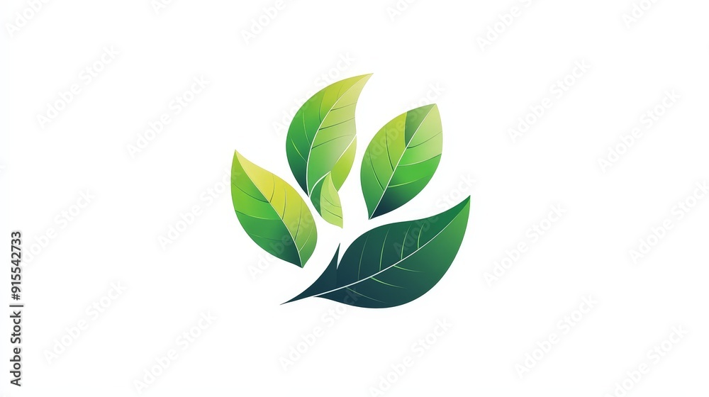 Imagine a refined green environment logo with alternating colors on a white background. Imagine a refined green environment logo with alternating colors on a white background.