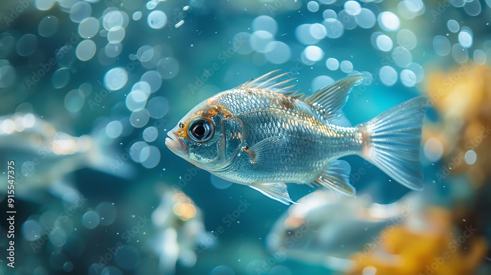 Air sacs in fish species helping them to control buoyancy in water, illustrating adaptation to air in aquatic environments, wildlife species air, buoyancy control Air sacs in fish species helping them to control buoyancy in water, illustrating adaptation to air in aquatic environments, wildlife species air, buoyancy control
