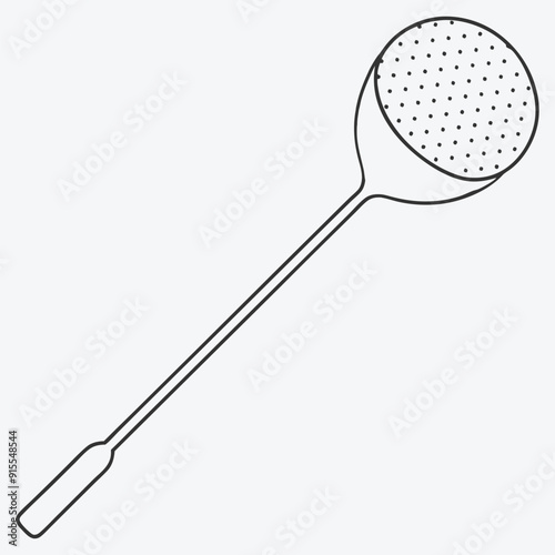 SKIMMER-SLOTTED LINE ART , ELEGANTLY SIMPLE AND FUNCTIONAL DESIGN