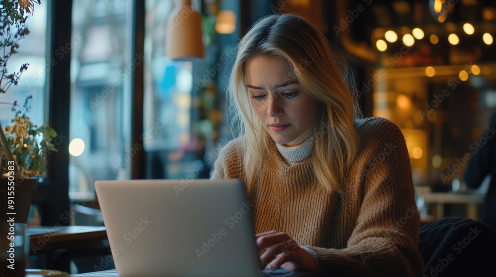 A person typing on a computer, ideal for technology and office themes A person typing on a computer, ideal for technology and office themes