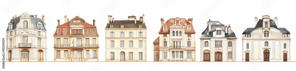 PNG element showing a baroque building on a transparent background PNG element showing a baroque building on a transparent background