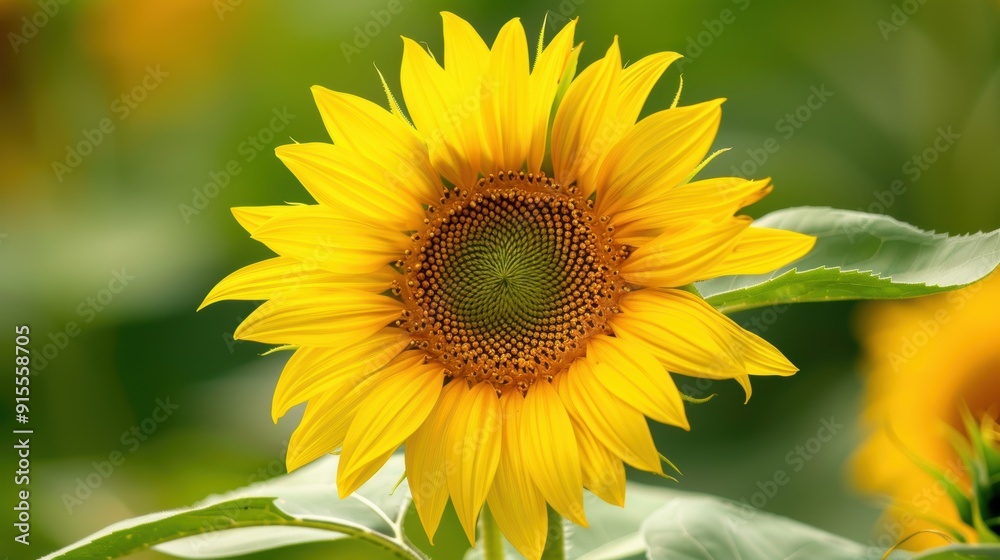 Radiant Close-Up of a Vibrant Yellow Sunflower Petal in Sunlight Radiant Close-Up of a Vibrant Yellow Sunflower Petal in Sunlight