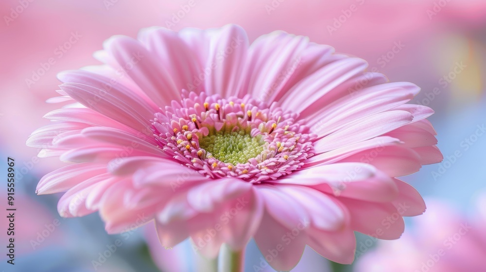 Vibrant Close-up Shot of a Pink Daisy Flower in Full Bloom Vibrant Close-up Shot of a Pink Daisy Flower in Full Bloom