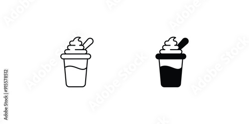 frappe set icon with white background vector stock illustration