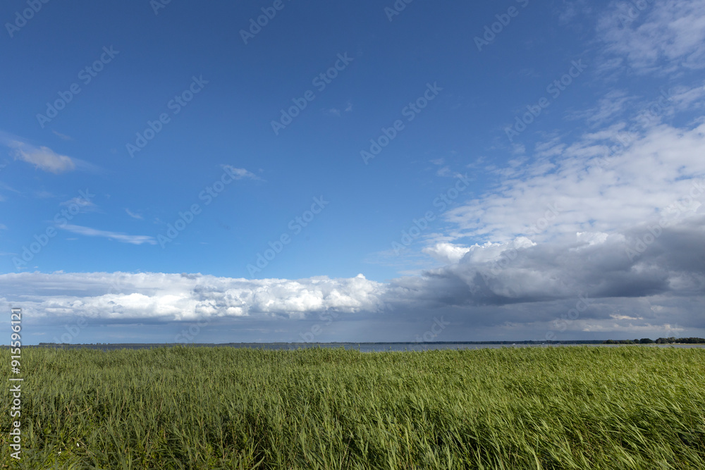 Born am Darss. Die Bodden. Mecklenburg Vorpommern East Germany. Baltic sea coast. Born am Darss. Die Bodden. Mecklenburg Vorpommern East Germany. Baltic sea coast.