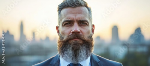 Perfecting his beard Busine...