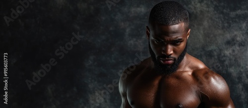 An appealing Afro American ...