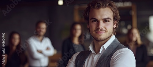 Portrait of a cheerful and ...