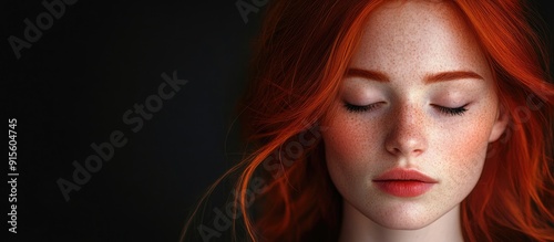 Portrait of a woman with re...