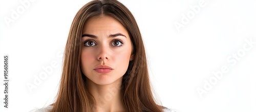 Beautiful young woman makin...