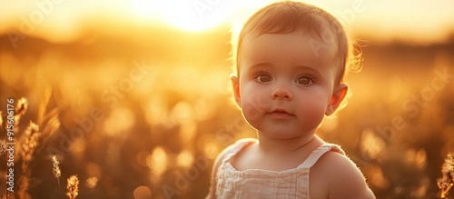 Portrait of an adorable bab...