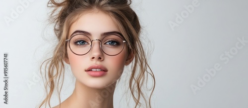 Attractive girl wearing new...