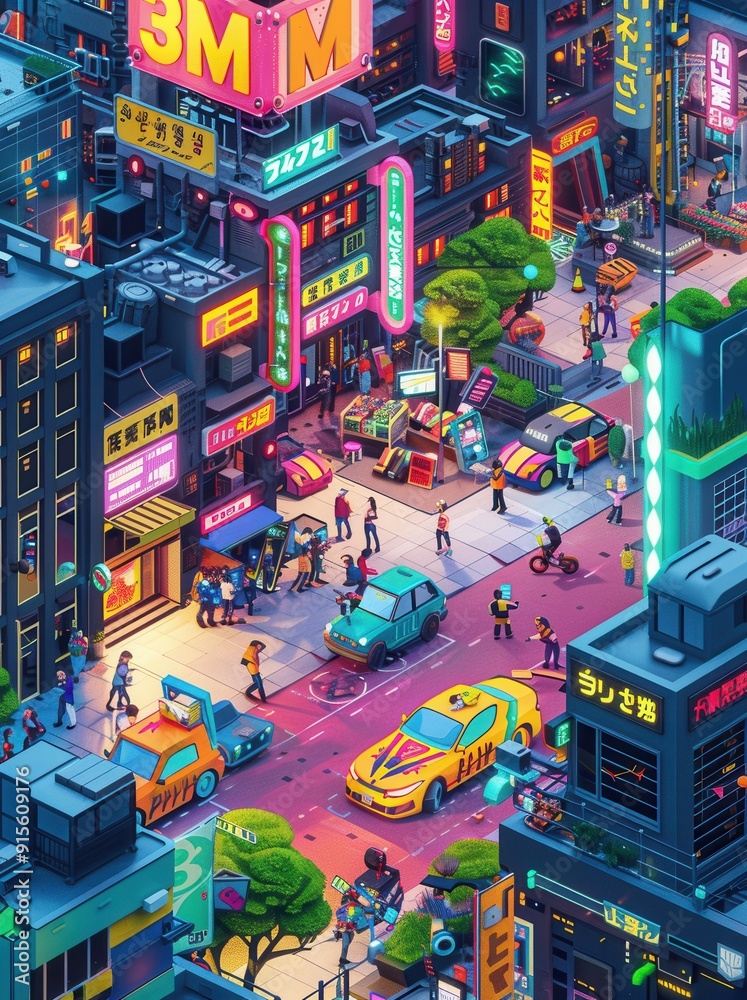 Obraz premium view of the city