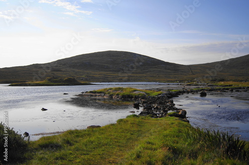 tidal Loch an Sticir on North Uist in the Scottish Outer Hebrides, UK. photo