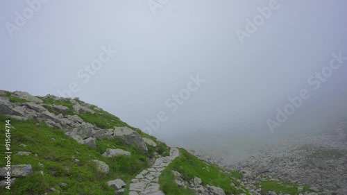 Mountain trail. Poland, Zakopane. Kasperowy Wierch