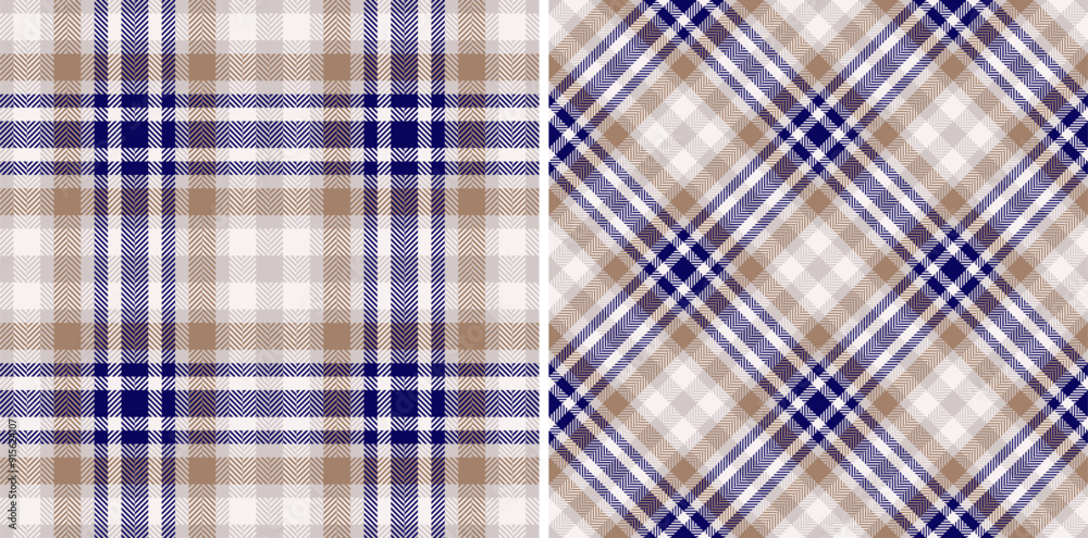 Plaid seamless textile of vector pattern fabric with a tartan background check texture. Set in skin colors for stylish outfits for all family. Plaid seamless textile of vector pattern fabric with a tartan background check texture. Set in skin colors for stylish outfits for all family.