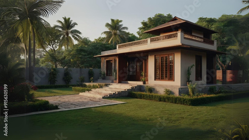 Modern yet Traditional Kerala House - Indian Architecture