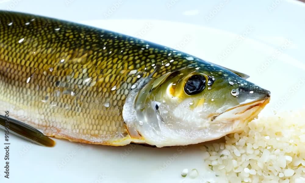 Salt Grains and Fish Scales: A Textured Harmony