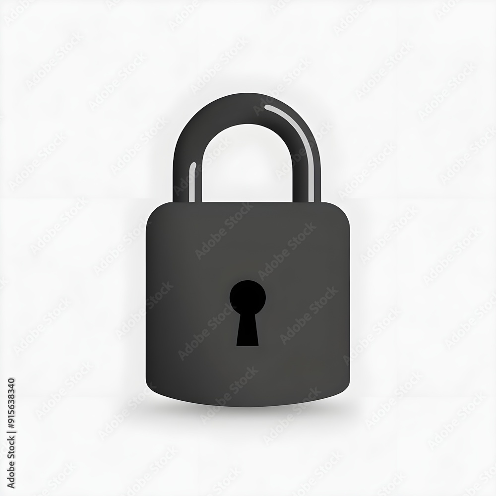 3D VECTOR PADLOCK 5 3D VECTOR PADLOCK 5