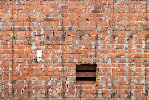 old red brick wall