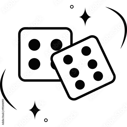 Casino Gambling Dice 