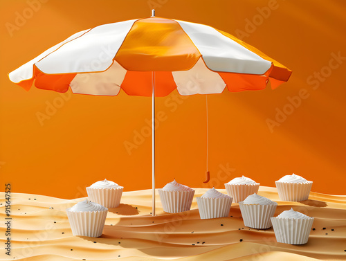 table lamp and a table ai generative 