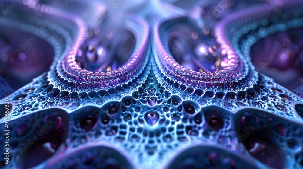 Abstract Fractal Pattern with Intricate Details Abstract Fractal Pattern with Intricate Details
