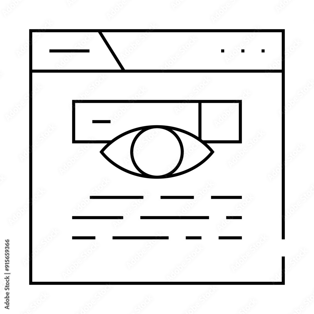 search web site seo optimization line icon vector. search web site seo optimization sign. isolated contour symbol black illustration search web site seo optimization line icon vector. search web site seo optimization sign. isolated contour symbol black illustration