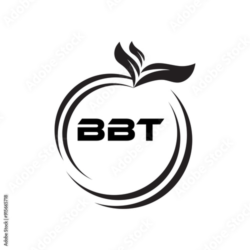 BBT letter logo Design. BBT Simple and modern monogram logo. Abstract Alphabet vector Design. photo