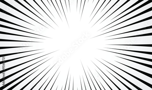 Abstract black comic zoom