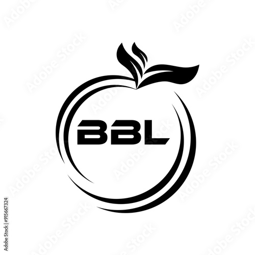 BBL letter logo Design. BBL Simple and modern monogram logo. Abstract Alphabet vector Design. photo